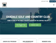 Tablet Screenshot of oakdalegcc.org